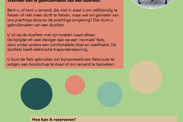 Samen fietsen op een duofiets!