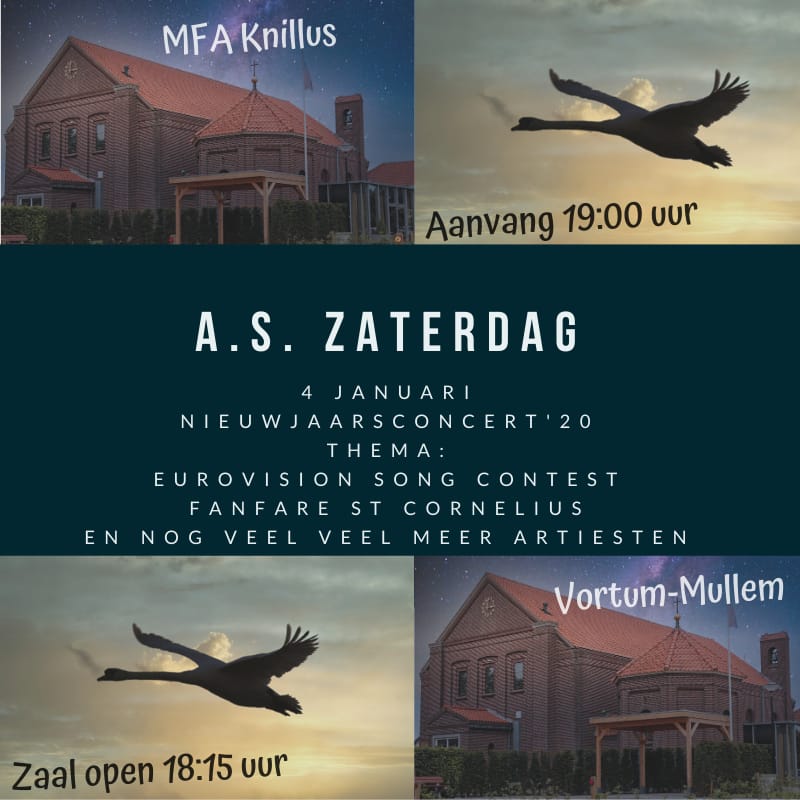 Laatste nieuws Nieuwjaarsconcert!