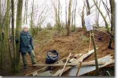 Dassenfamilie op de loop voor kinderspel