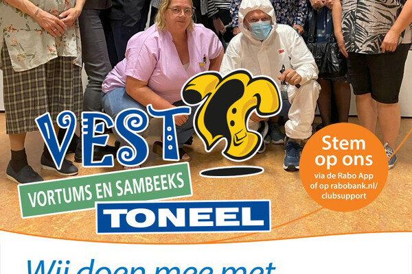 Steun VEST: Rabo ClubSupport, 4 t/m 26 september